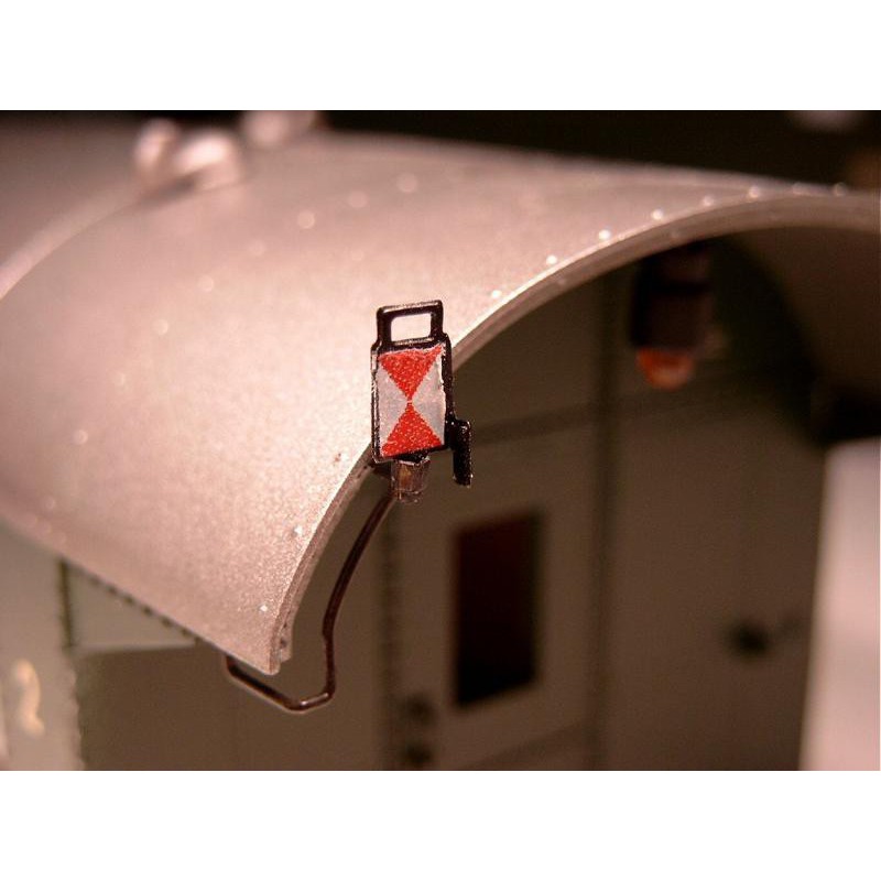 Donnerbüchse / Schlussscheibenhalter mit Schlussscheiben