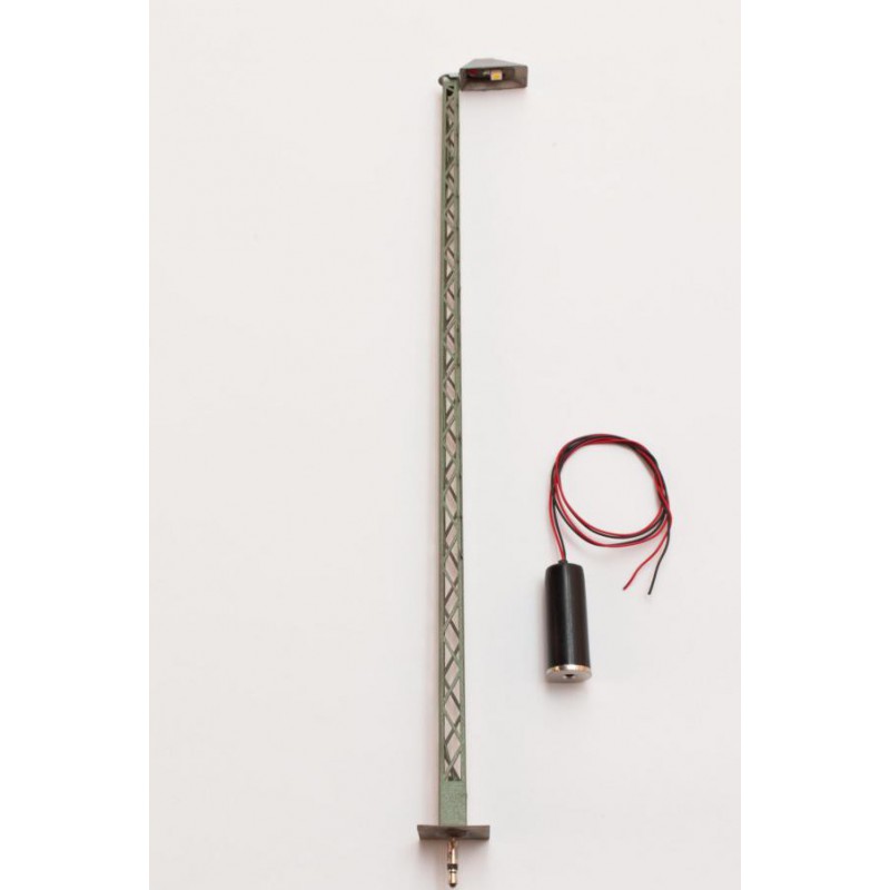Gittermastlampe, modern 2 Leuchten