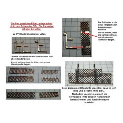 Tritte, durchbrochen, für Pola Maxi CiPr86, Bausatz