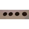 Pufferplatten Rund geschraubt