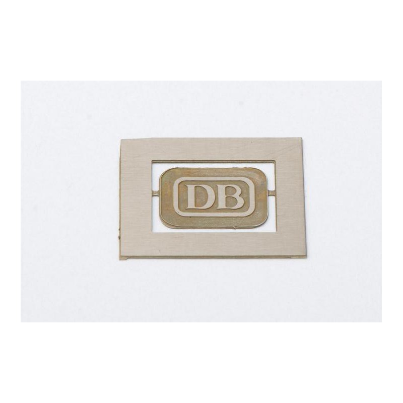 DB - Schild, Neusilber, Bausatz