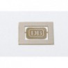 DB - Schild, Neusilber, Bausatz