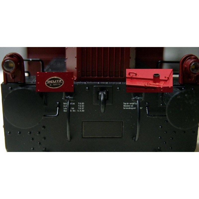 Zurüstteile für Lenz Köf als Set (Deutz)